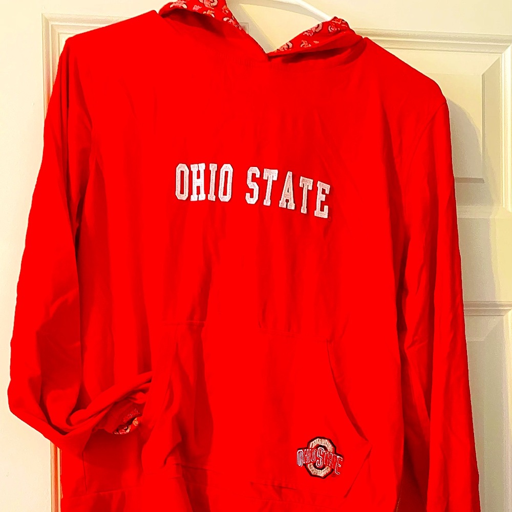 M Red Ohio State Hoodie by 58 Sports